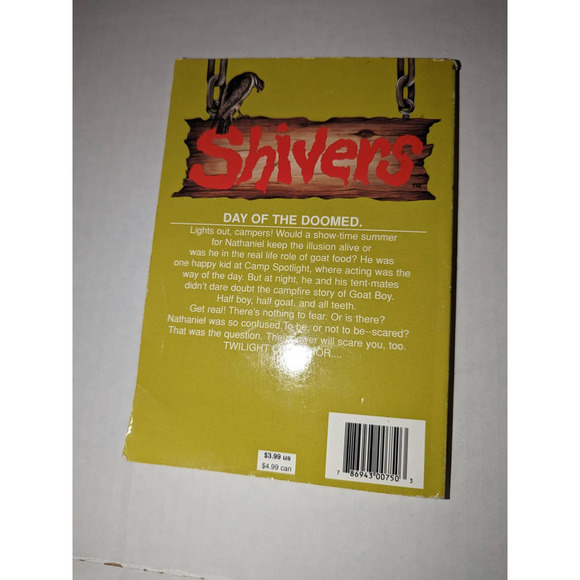Vintage 1996 Shivers #23 Night of The Goat Boy M.D.Spenser PB Book Rare - Picture 6 of 6